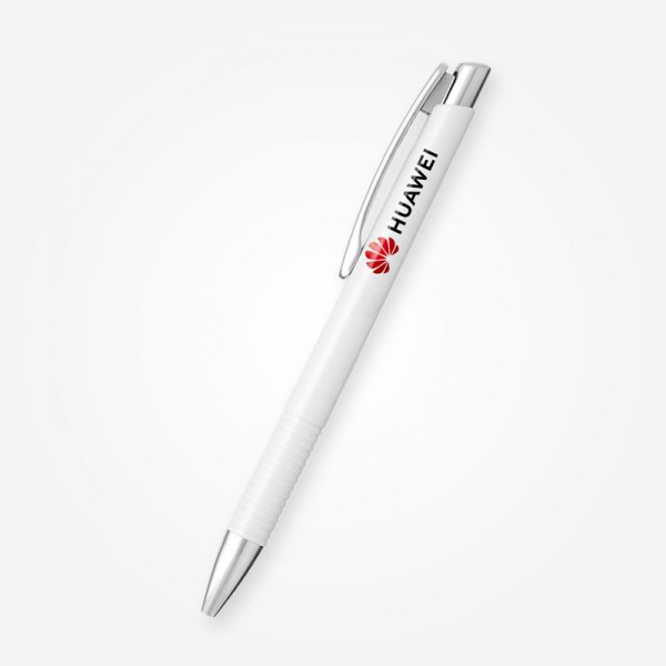 Lapicera blanca ls551 con personalización a color