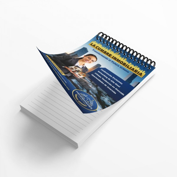 Cuadernos de bolsillo con tapa personalizada y hojas rayadas